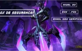 CONTAS UNRANKED NÍVEL 30