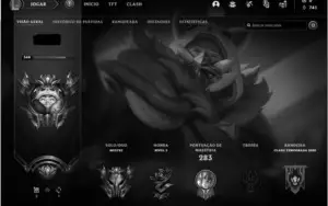 Conta mestre LOL soloqueue