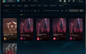 Conta lol com 226 skins