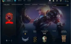 Conta lol com 226 skins