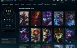 CONTA PLATINA IV, LVL 333, MAIN SHACO