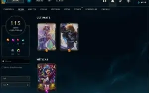 CONTA PLATINA IV, LVL 333, MAIN SHACO