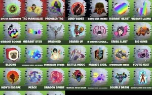 Vendo conta fortnite rara com 150 skins 