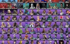 Vendo conta fortnite rara com 150 skins 