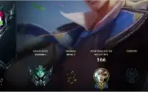 Conta league of legends Platina 1