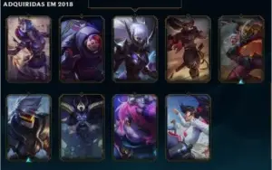 Conta league of legends Platina 1