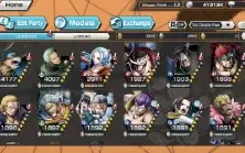 Conta One Piece Bounty Rush 4EX:Luffy,Big Mom,Kaidou,Shanks.