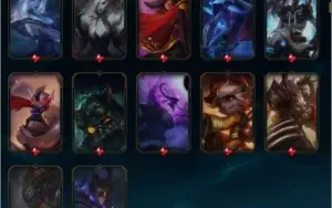 Conta lol plat1 com 413 skins, criada em 2013