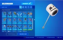 Conta de fortnite com cavaleiro negro