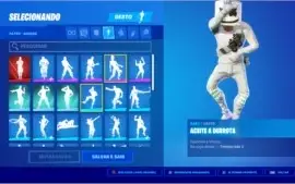 Conta de fortnite com cavaleiro negro