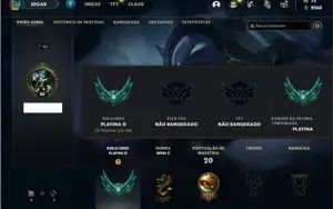 Conta platina 2 com 27 Champs e 10 Skins + 5 Espolios