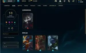 Conta platina 2 com 27 Champs e 10 Skins + 5 Espolios