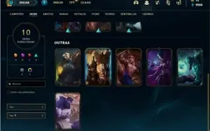 Conta platina 2 com 27 Champs e 10 Skins + 5 Espolios