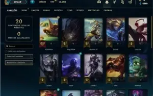 Conta platina 2 com 27 Champs e 10 Skins + 5 Espolios