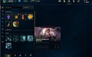 Conta platina 2 com 27 Champs e 10 Skins + 5 Espolios