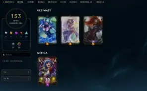 Conta League of Legends Full Acesso - 141 Champs e 153 Skins
