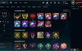 CONTA LOL LEAGUE OF LEGENDS 517 SKINS LEVEL 322