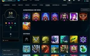 VENDO SMURF GOLD 3 COM 10 SKINS NOS ESPÓLIOS!