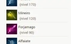Conta Dofus personagens 200; Sacrier 251 scrollado profs 200