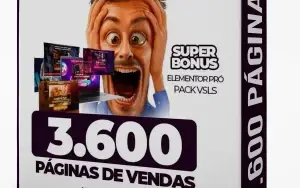PACK + Elementor Pro + SEO PRO com  3.600 Landing Pages 