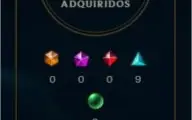 Conta com 184 skins (3 ultimates, 3 míticas, 13 lendárias)