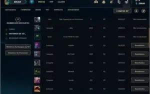Conta ouro 4 com 23 champs e 3 skins SEM EMAIL VERIFICADO
