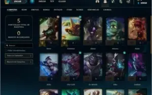 Conta ouro 4 com 23 champs e 3 skins SEM EMAIL VERIFICADO