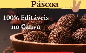 Pack Canva para Páscoa - 40 Templates Editáveis Vol. 2