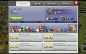 clash of clans Cv 8   5 construtores