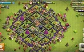 clash of clans Cv 8   5 construtores