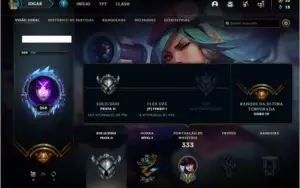 Conta Prata 2 com 47 skins e 95 champs