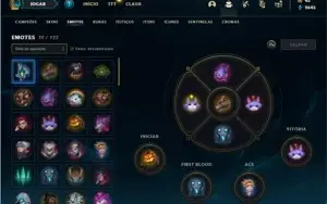 Conta ouro 4 com 30 Champs e 19 Skins + 1 Fragmento