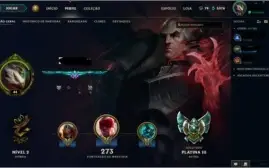 Conta de League of Legends.