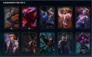 Conta League of legends 126 campeoes 26 skins