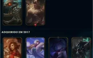 Conta League of legends 126 campeoes 26 skins