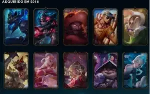 Conta League of legends 126 campeoes 26 skins
