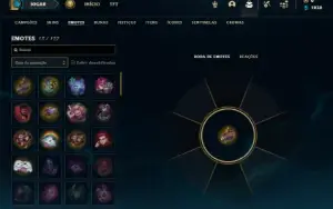 Conta Platina 4 com 30 Champs e 4 Skins + 6 Fragmentos