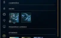 Conta P2 138 skins + todos champs + 15 m7 + colecionáveis