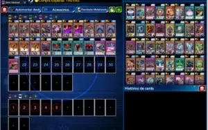 CONTA BURGUESA DUEL LINKS MUITOS PERSONAGENS E DECKS