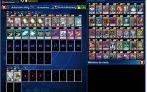 CONTA BURGUESA DUEL LINKS MUITOS PERSONAGENS E DECKS