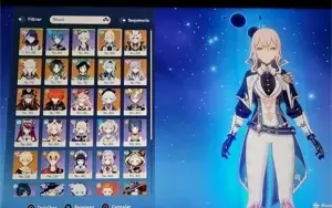 Conta AR 58 - 16 Personagem 5* e 4 Armas 5* / JEAN c4 + XIAO