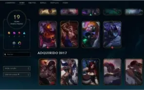 Conta OURO 4 - SKINS NOVAS