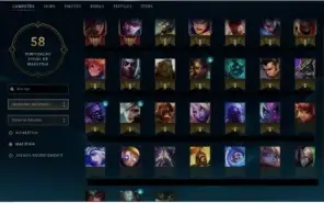 Conta OURO 4 - SKINS NOVAS