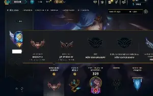 Bronze 1 com 140 Champs e 97 Skins ( ADC / MID )