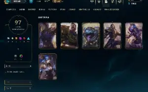 Bronze 1 com 140 Champs e 97 Skins ( ADC / MID )