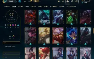 Bronze 1 com 140 Champs e 97 Skins ( ADC / MID )