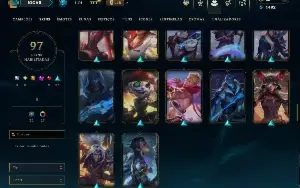 Bronze 1 com 140 Champs e 97 Skins ( ADC / MID )