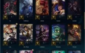 Conta de lol com o passe de batalha lv30