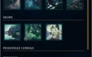 Conta de lol com o passe de batalha lv30