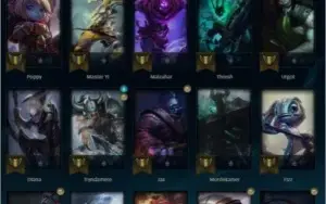 Conta de lol com o passe de batalha lv30